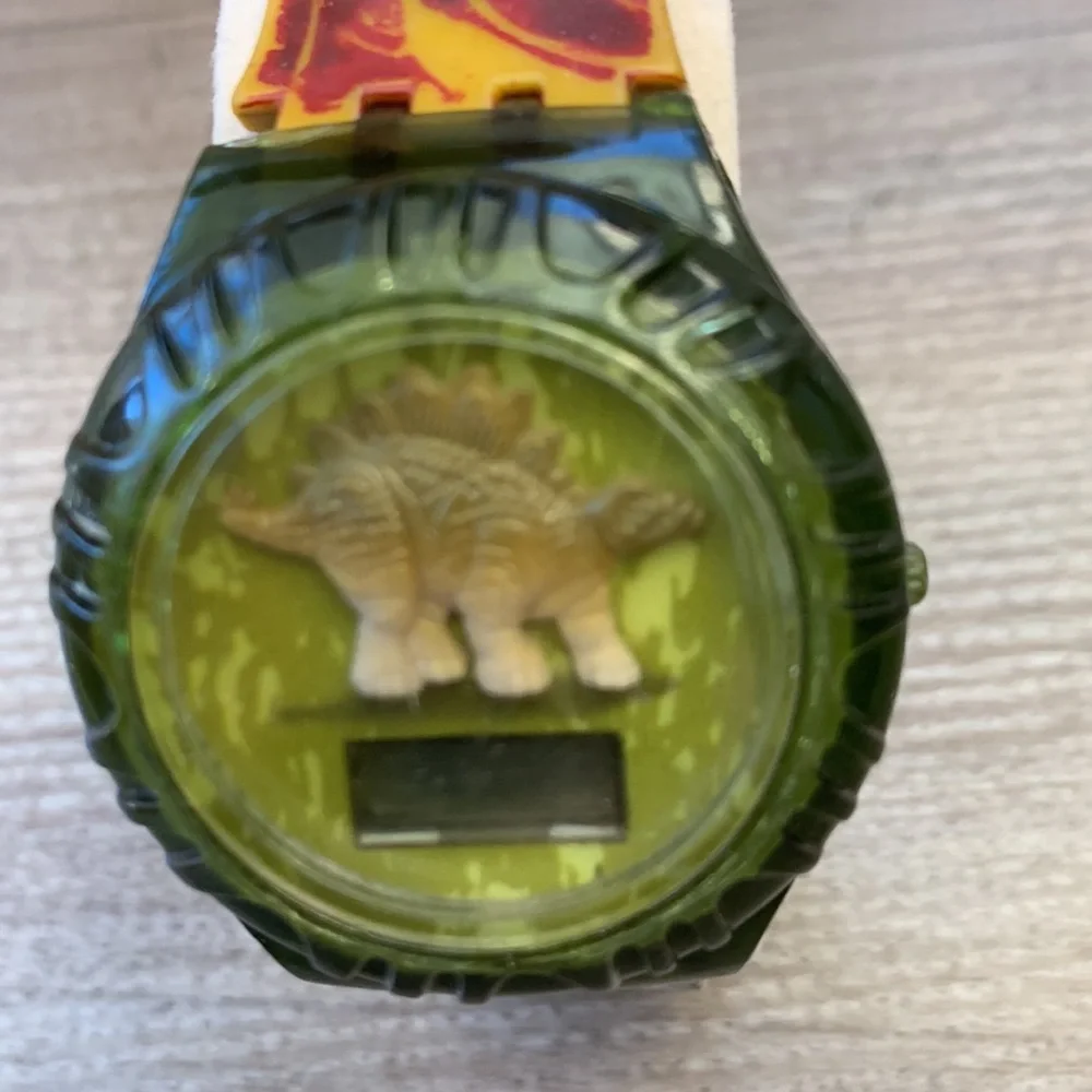 Vintage Jurassic Park digital Dinosaur Wrist Watch Nonworking collectible